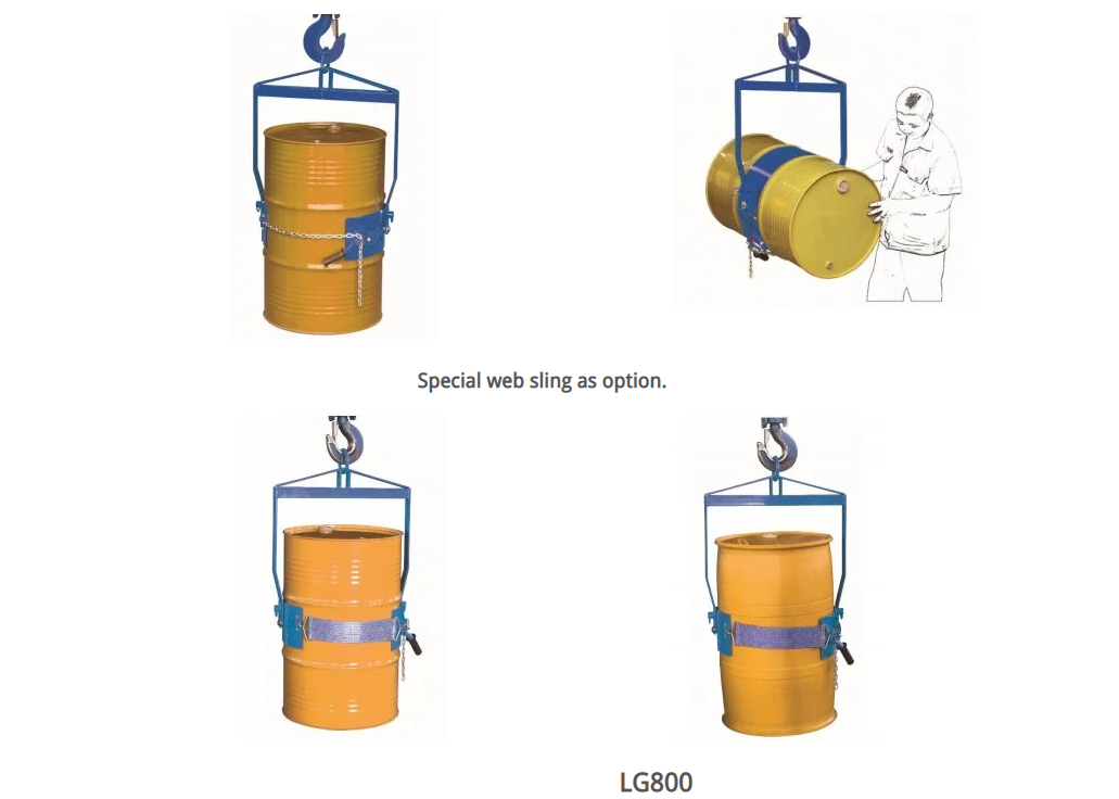 LM800N/LG800 செங்குத்து டிரம் லிஃப்டர்கள்